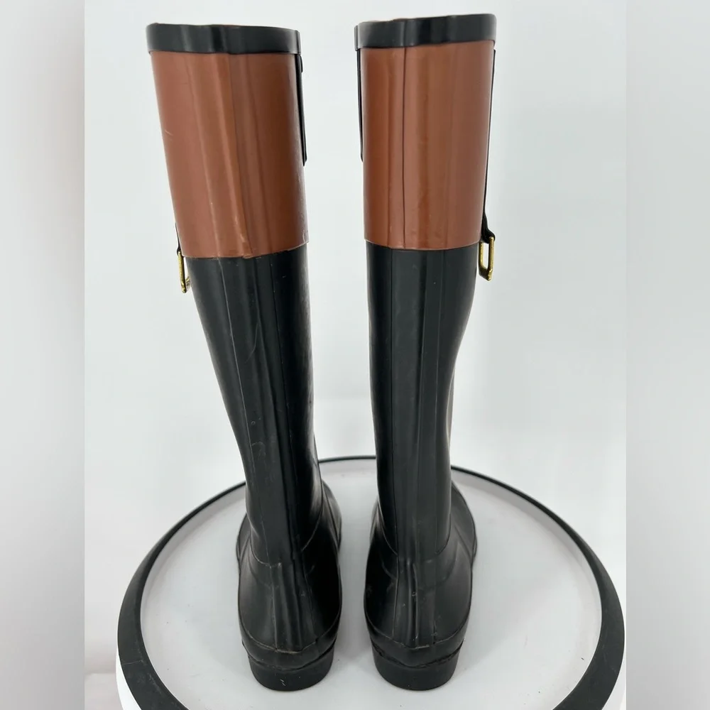 TOMMY HILFIGER‎  VIKTORIA EQUESTRIAN STYLE RAIN BOOTS